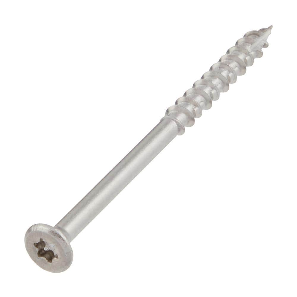 DECKMATE Marine Grade Stainless Steel #10 X 3 in. Wood Deck Screw 5lb (Approximately 315 Pieces)