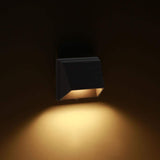 Deckorators 3.5 in. x 3.5 in. Black Square Deck Post Sconce