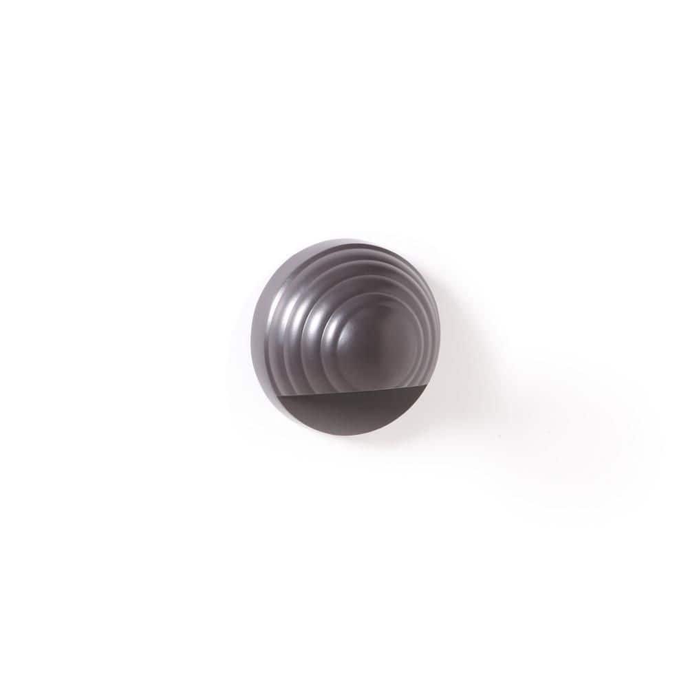 Deckorators 3.5 in. x 3.5 in. Black Round Post Sconce