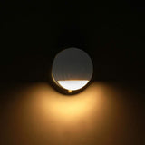 Deckorators 3.5 in. x 3.5 in. White Round Post Sconce
