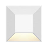 Deckorators 3.5 in. x 3.5 in. White LED Square Post Sconce
