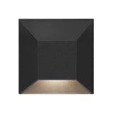 Deckorators 3.5 in. x 3.5 in. Black LED Square Post Sconce