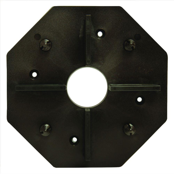 DeckWise WiseTile Shadowline Black Hardwood Deck Tile Connector