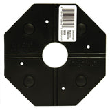 DeckWise WiseTile Shadowline Black Hardwood Deck Tile Connector