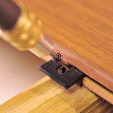 DeckWise Extreme Ipe Clip Black Biscuit Style Hidden Deck Fastener Kit for Hardwoods (175-Pack)