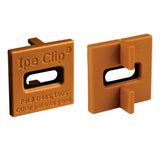 DeckWise Extreme Ipe Clip Brown Biscuit Style Hidden Deck Fastener Kit for Hardwoods (175-Pack)