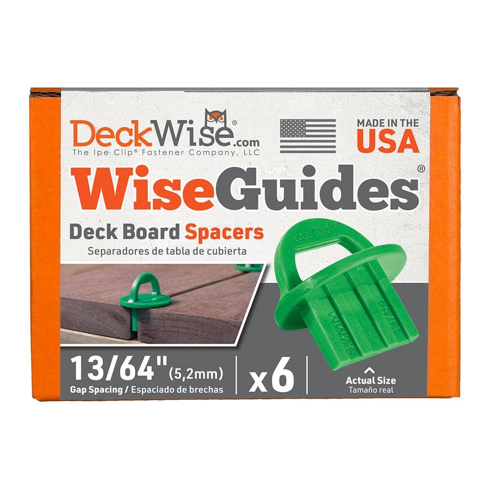 DeckWise WiseGuides 13/64 in. Gap Deck Board Spacer for Hidden Deck Fasteners (6-Count)