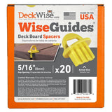 DeckWise WiseGuides 5/16 in. Gap Deck Board Spacer for Hidden Deck Fasteners (20-Count)