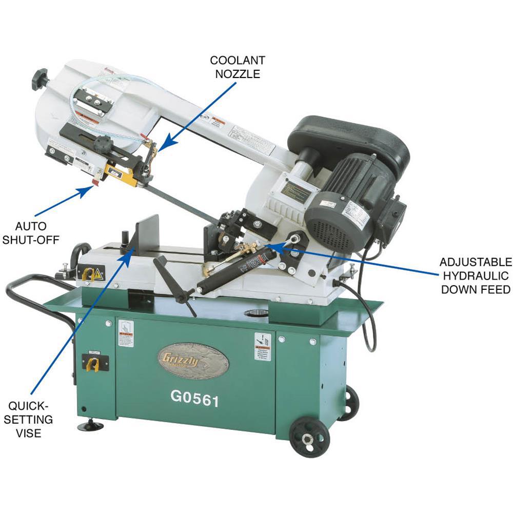 7" x 12" Metal Cutting Bandsaw - Super Arbor