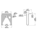 Everbilt Galvanized Gate Tee Hinge, Latch and Pull Set