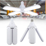 60W/45W LED Garage Lights, TSV 4/3 LED Heads Foldable Trilright Garage Ceiling Lighting 3200LM 6500K White LED Shop Light, Deformable LED Garage Ceiling Lighting Bulbs Workshop Light for Workbench