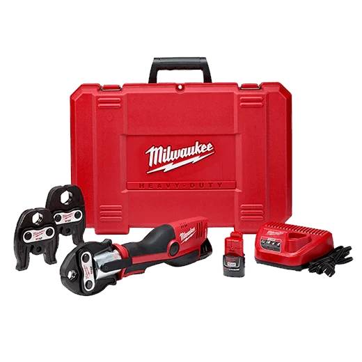 Milwaukee M12 12-Volt Lithium-Ion FORCE LOGIC Press Tool Kit with 3 Jaws + Free M12 FUEL HACKZALL Kit