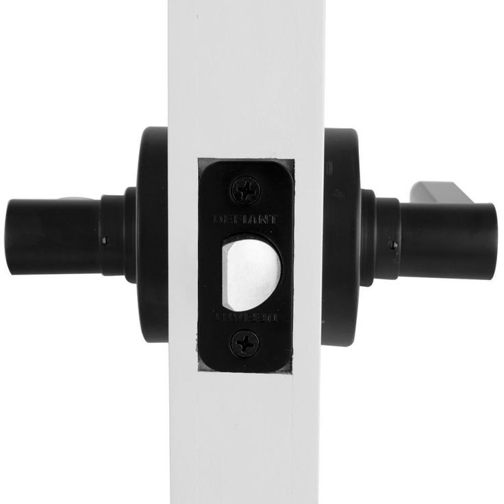 Tonbridge Matte Black Hall and Closet Door Lever with Round Rose (4-Pack)