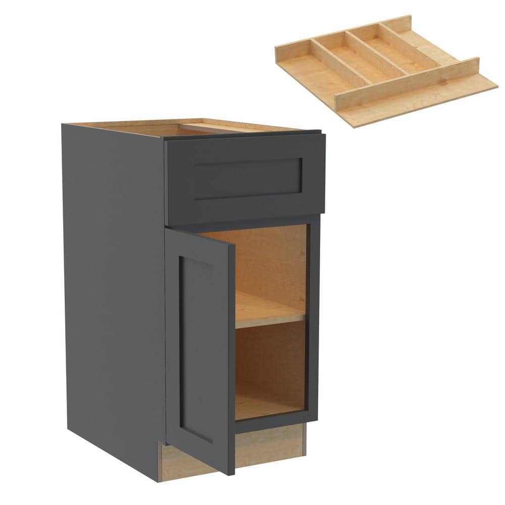 Home Decorators Collection Newport Deep Onyx Kitchen Base Cabinet