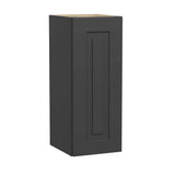 Home Decorators Collection Grayson 15 in. W x 12 in. D x 30 in. H Assembled Plywood Wall Kitchen Cabinet in Deep Onyx with Soft Close