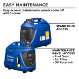 Westinghouse iGen1200 1,200/1,000 Watt Gas Powered Portable Inverter Generator with Enhanced Fuel Efficiency