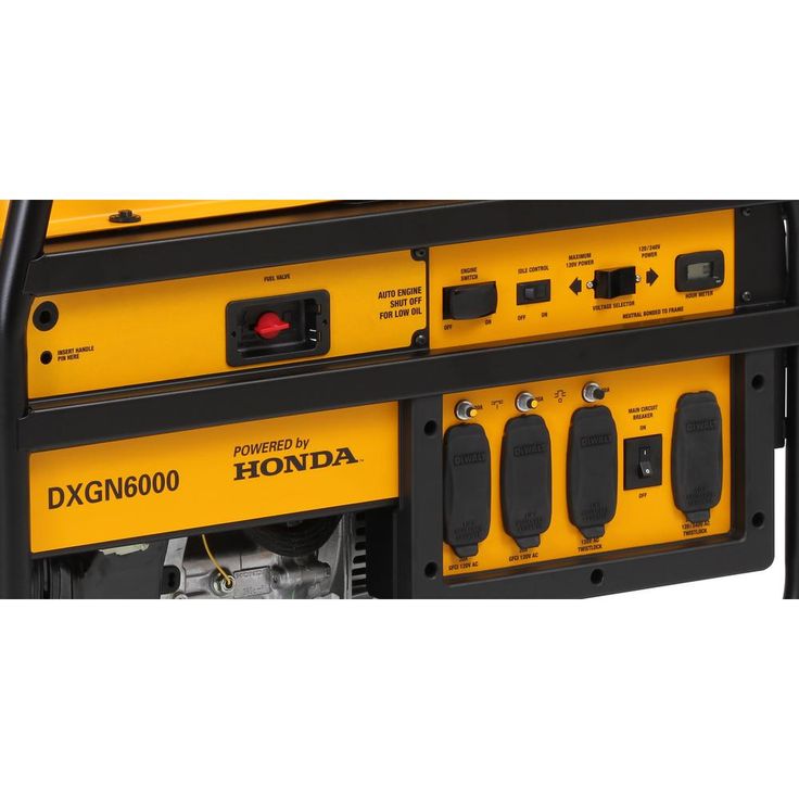 DEWALT 5300-Watt Gasoline Powered Manual Start Portable Generator with Honda Engine