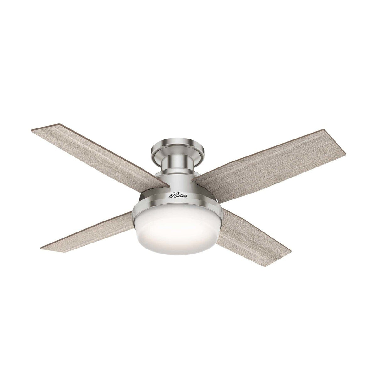 Hunter Dempsey 44-in Noble Bronze LED Indoor Ceiling Fan with Remote (4-Blade)