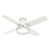 Hunter Dempsey 44-in Noble Bronze LED Indoor Ceiling Fan with Remote (4-Blade)
