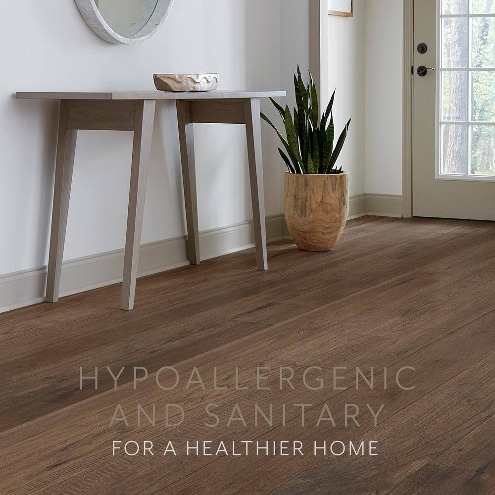 ASPEN FLOORING Desert Shadow Hickory 9/16 in T x 8.66 in W Tongue and Groove W-Brushed Engineered Hardwood Flooring (1250 sqft/pallet)