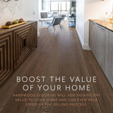ASPEN FLOORING Desert Shadow Hickory 9/16 in T x 8.66 in W Tongue and Groove W-Brushed Engineered Hardwood Flooring (1250 sqft/pallet)