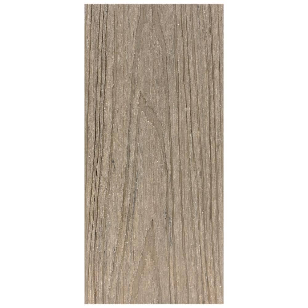 CREATIVE SURFACES Desert Stone Composite Decking Boards (32 Planks) 1 in. x 5.43 in. x 12 ft.