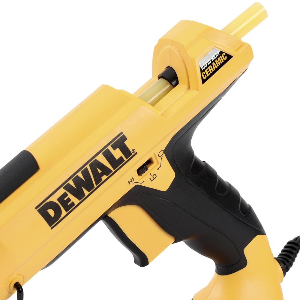 DEWALT Ceramic Rapid Heat Dual Temperature Full Size Glue Gun