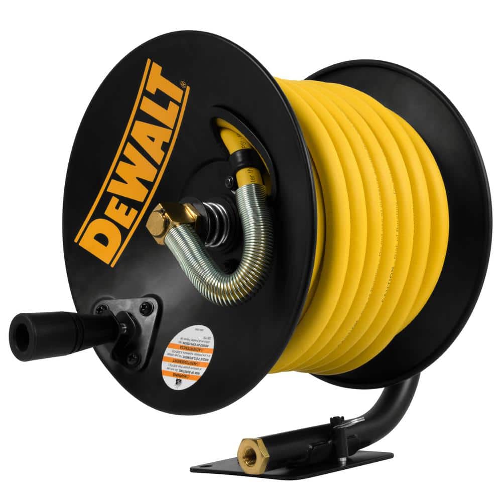 DEWALT 3/8 in. x 50 ft. Manual Hose Reel