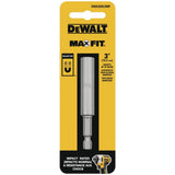 DEWALT MAXFIT ULTRA 3 in. Magnetic Bit Holder, 1/4 in. Hex Shank