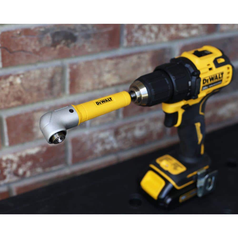 DEWALT MAXFIT Right Angle Magnetic Attachment, 1/4 in. Hex, Compact 1-1/2 in. Front-to-Back