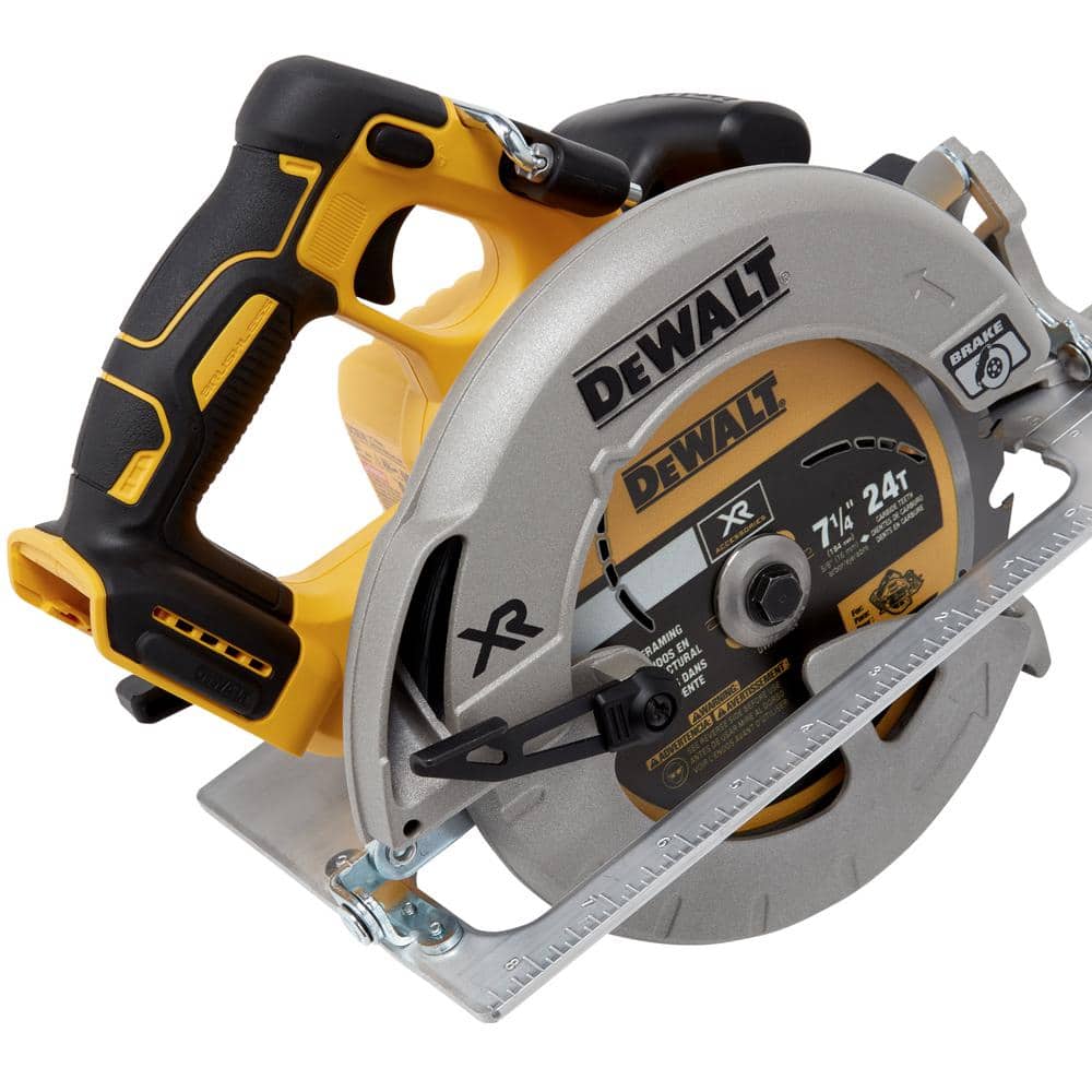DEWALT 20-Volt MAX Li-Ion Cordless Brushless 7-1/4 in. Circular Saw (Tool-Only) with 20-Volt MAX 3.0Ah Battery and Charger