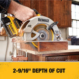 DEWALT 20-Volt MAX Li-Ion Cordless Brushless 7-1/4 in. Circular Saw (Tool-Only) with 20-Volt MAX 3.0Ah Battery and Charger