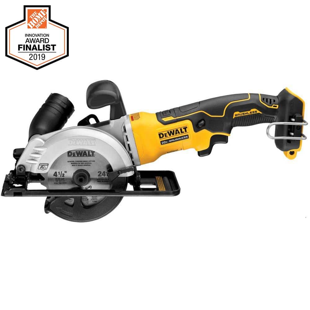 DEWALT ATOMIC 20V MAX Cordless Brushless 4-1/2 in. Circular Saw Kit with POWERSTACK Battery