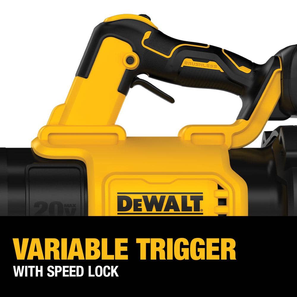 DEWALT 20V MAX 125 MPH 450 CFM Brushless Cordless Battery Powered Blower (Tool Only)
