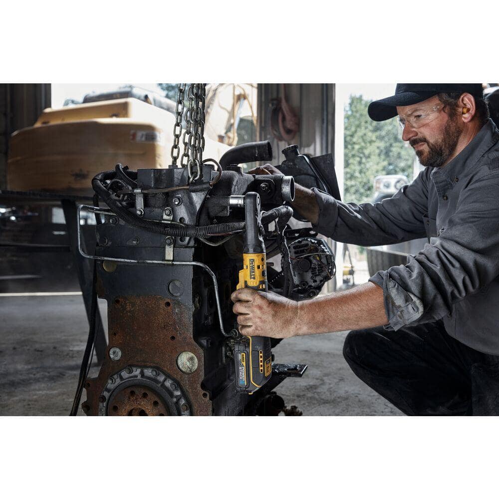 DEWALT 20-Volt Cordless 3/8 in. to 1/2 in. Ratchet (Tool-Only)