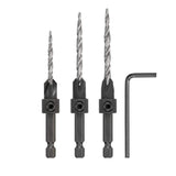 DEWALT Steel Countersink Drill Bit Set (3-Piece) – DW2535