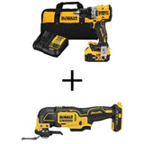 DEWALT 20-Volt MAX XR Brushless 1/2 in. Drill/Driver Kit with FREE ATOMIC 20-Volt Brushless Oscillating Tool