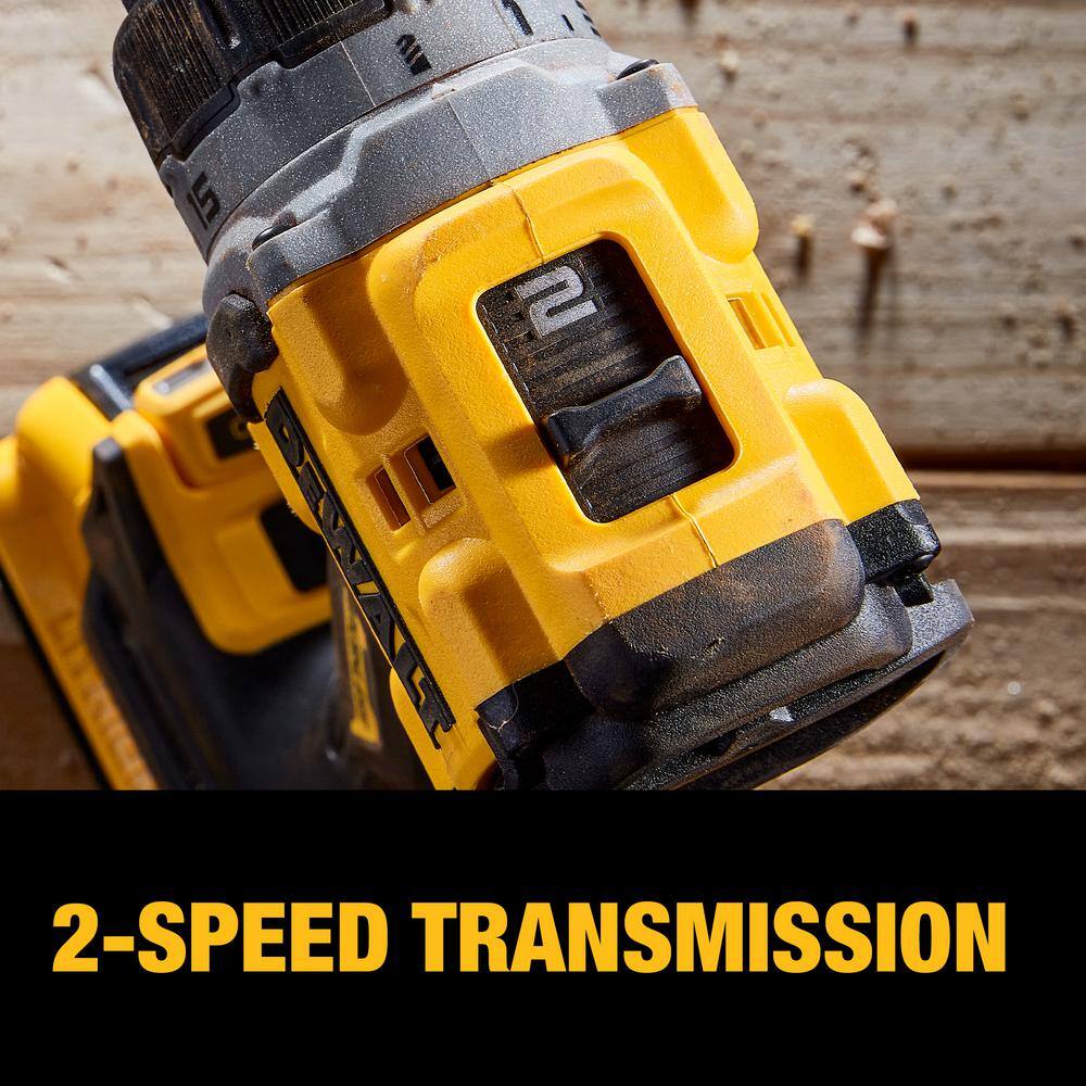 DEWALT 20-Volt MAX XR Brushless 1/2 in. Drill/Driver Kit with FREE ATOMIC 20-Volt Brushless Oscillating Tool