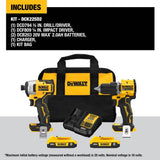 DEWALT ATOMIC 20-Volt MAX Cordless Brushless Compact Drill/Impact Combo Kit (2-Tool) with ATOMIC Compact Reciprocating Saw