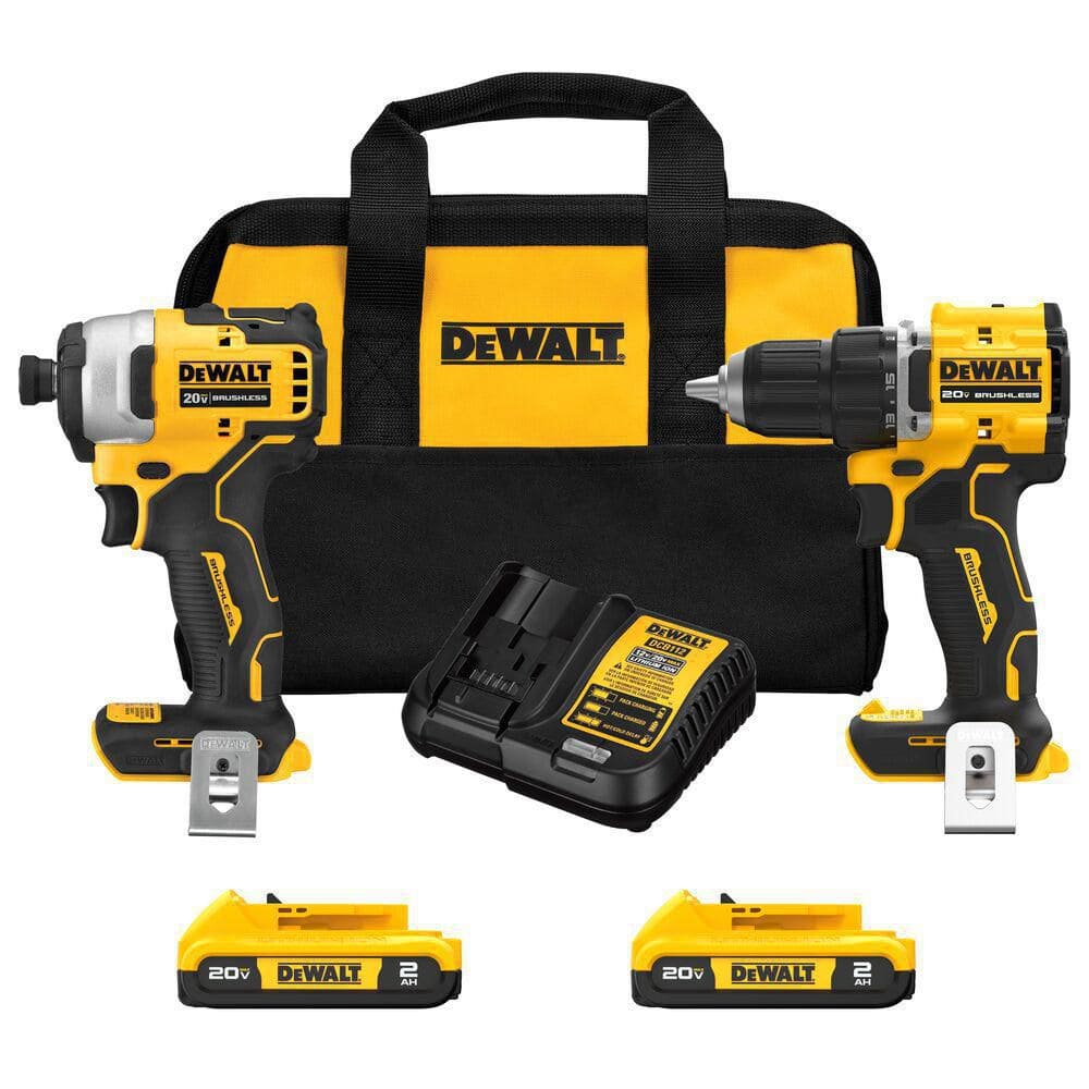 DEWALT ATOMIC 20-Volt MAX Cordless Brushless Compact Drill/Impact Combo Kit (2-Tool) with ATOMIC Compact Reciprocating Saw