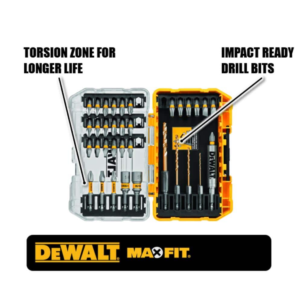DEWALT MAXFIT Screwdriving Drill Bit Set, 35-Piece (DWAMF35)