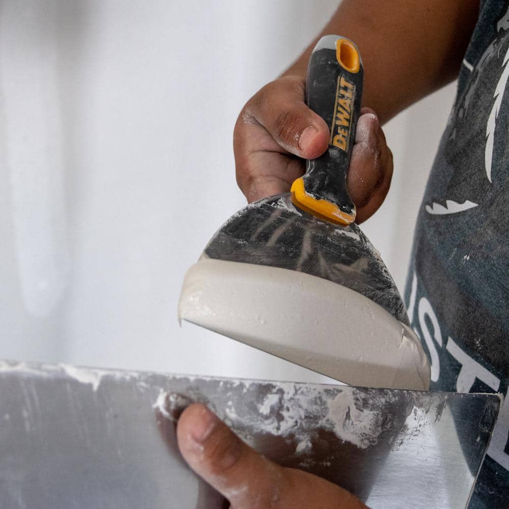 DEWALT 6 in. Stainless Steel Putty Knife with Soft Grip Handle