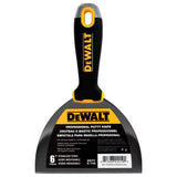 DEWALT 6 in. Stainless Steel Putty Knife with Soft Grip Handle