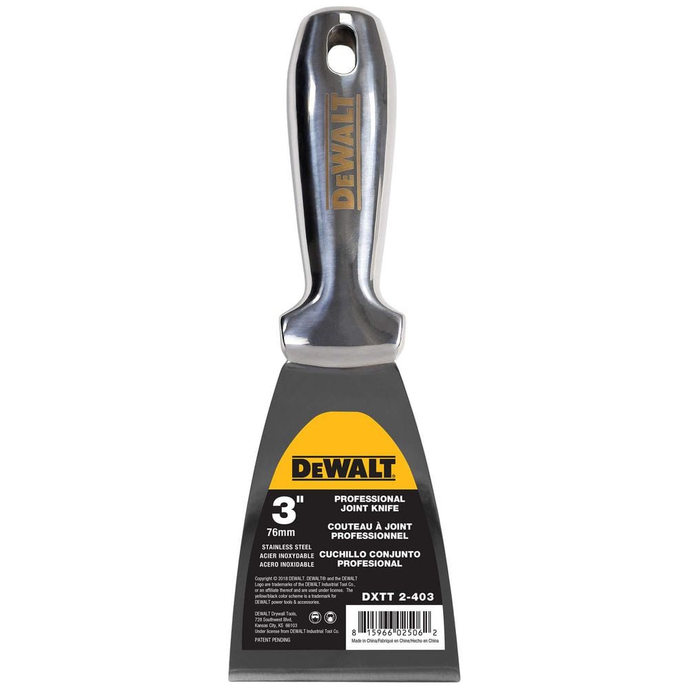 Husky Professional 3 in. Stainless Steel Joint Knife with 1-Piece Handle