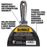 DEWALT 6 in. Stainless Steel Joint Knife with Welded Handle