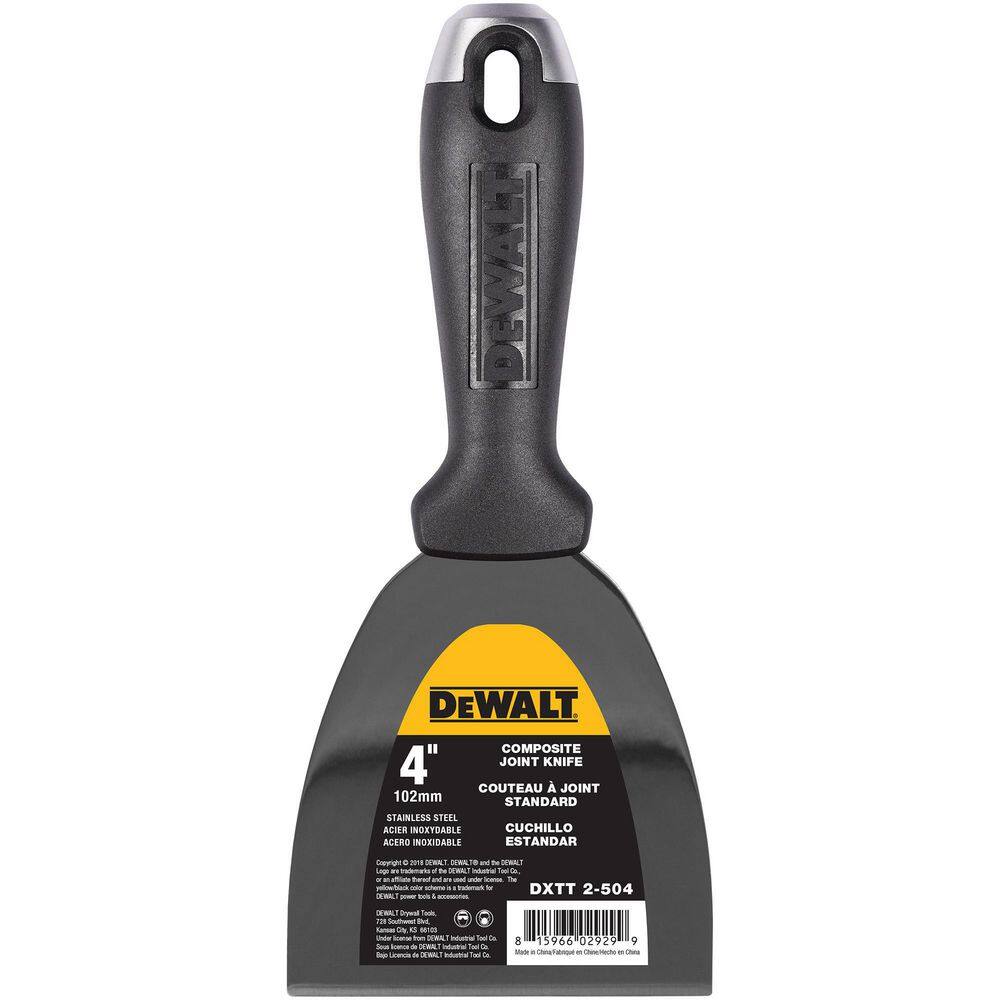 DEWALT DW 4 in. SS Joint Knife Composite Handle