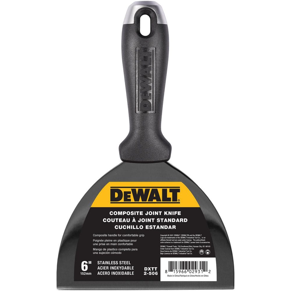 DEWALT DW 6 in. SS Joint Knife Composite Handle