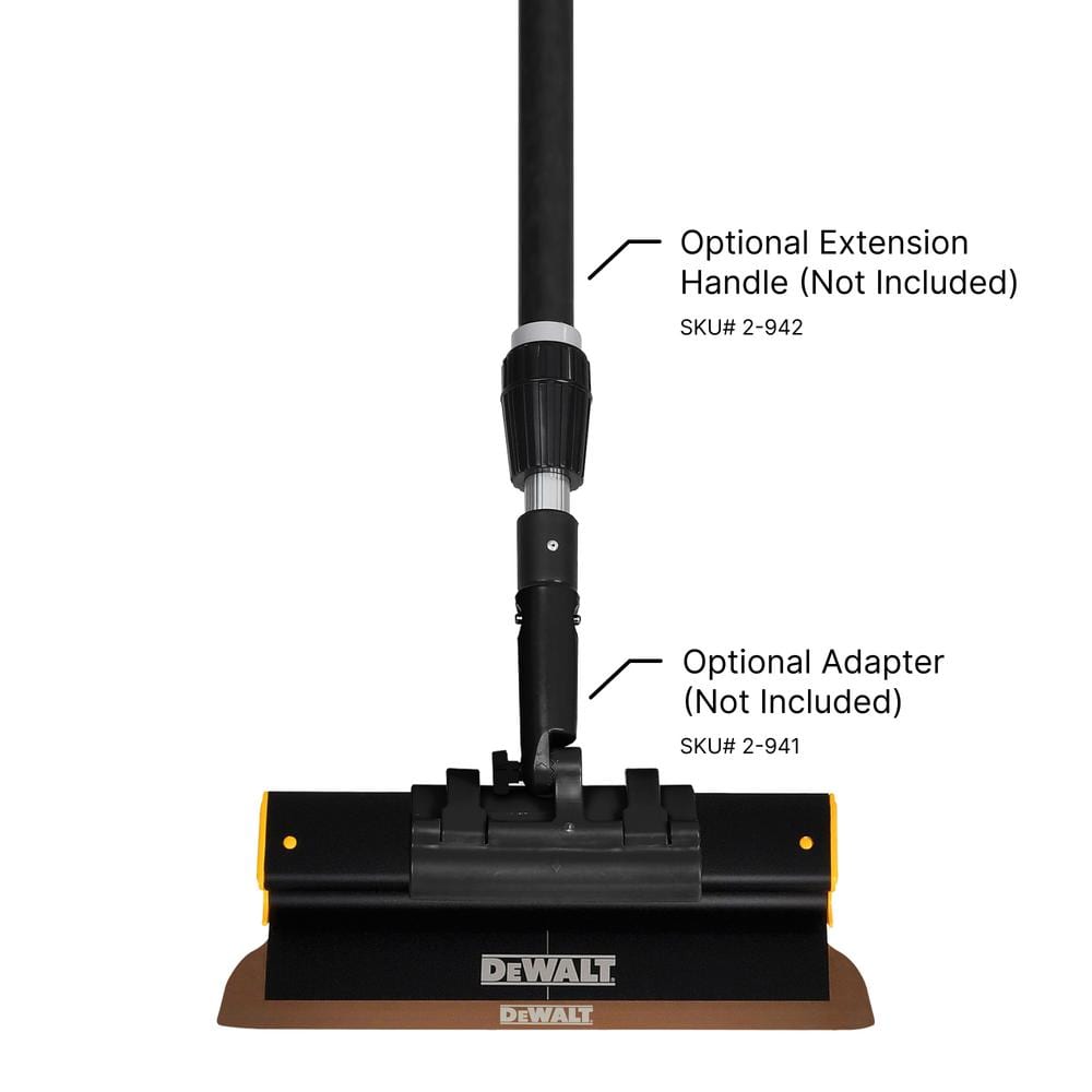 DEWALT 10 in. Skimming Blade - Aluminum Housing with 0.012 in. (0.3mm) Replaceable Stainless Steel Blade Insert