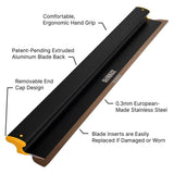 DEWALT 40 in. Skimming Blade - Aluminum Housing with 0.012 in. (0.3mm) Replaceable Stainless Steel Blade Insert