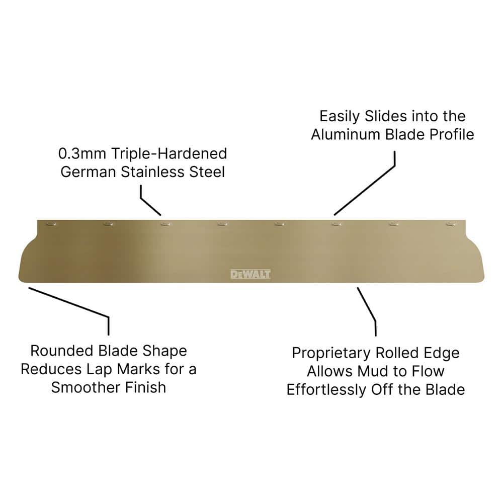 DEWALT 32 in. Replacement Skimming Blade Insert